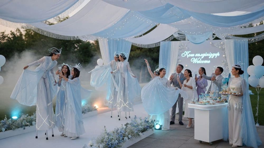 Image of the artist Spectacular Guest Reception at a Kazakh Wedding